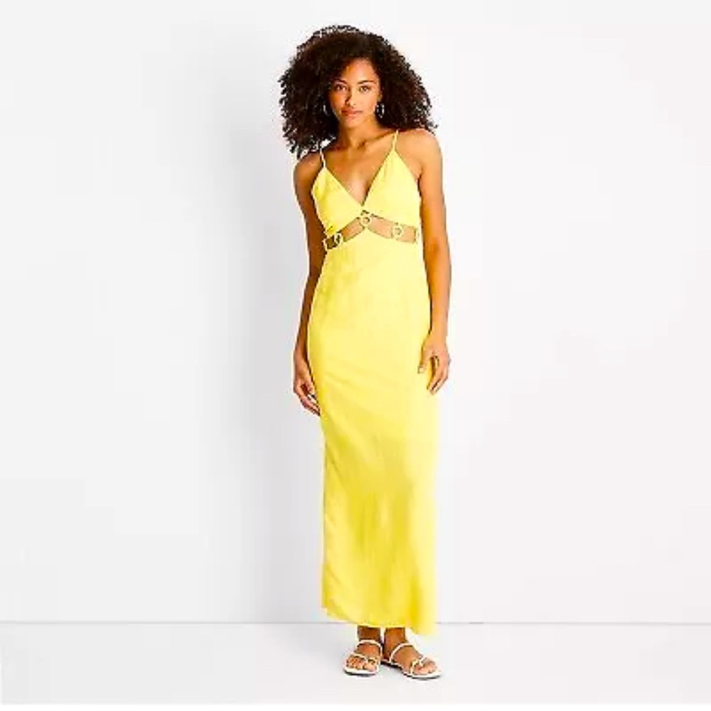 Women's Sleeveless Ring Detail Maxi Dress - Future Collective with Jenee Naylor